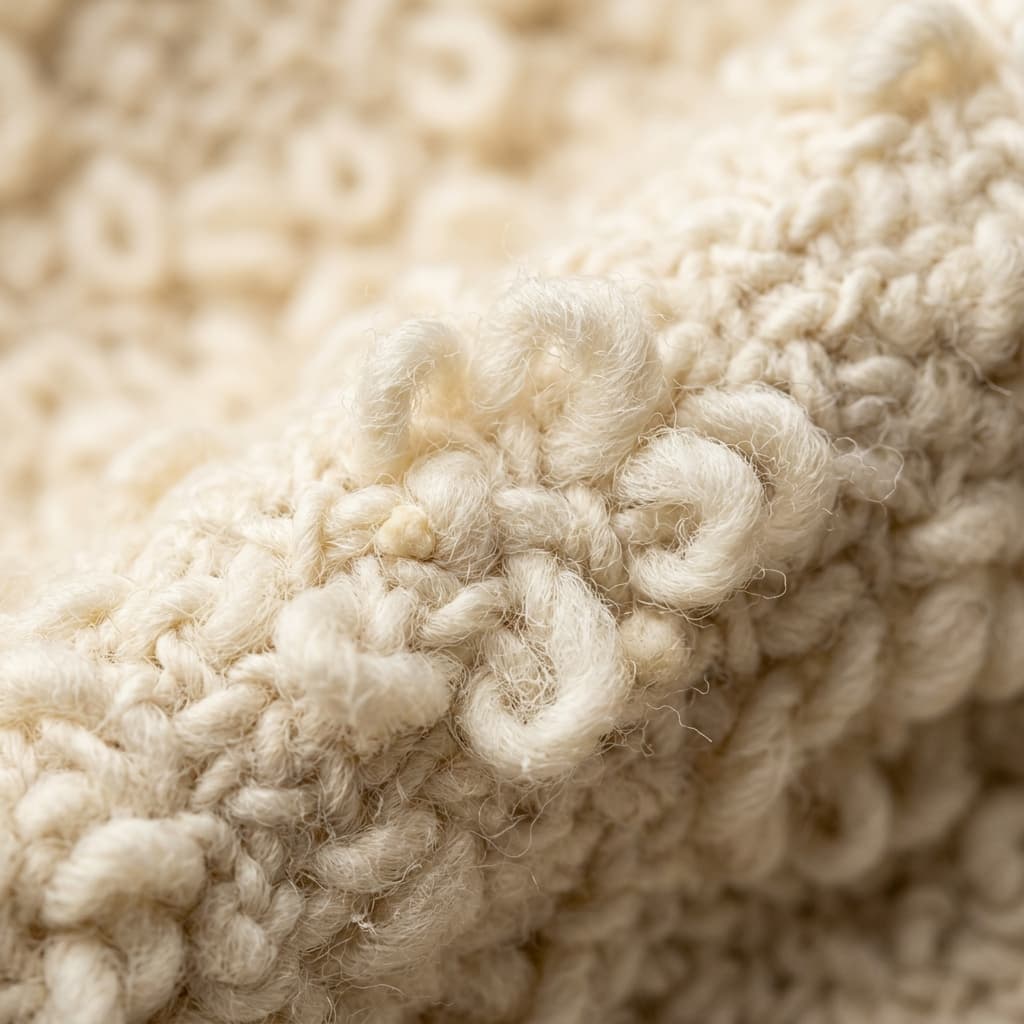 Ivory Bouclé